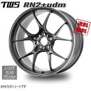 TWS TWS RN2+udm レーシングガンメタ/フランジカット 21インチ 12.5J+45 4本 業販4本購入で送料無料