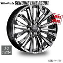 WALD ジェニュインライン 1PC casted FS001 ダークブラックコート 24インチ 6H139.7 10J+55 4本 95.1 業販4本購入で送...