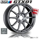 ホイール新品 2本セット SSR GTX01 ダークシルバー 18インチ 5H114.3 10.5J+15 業販4本購入で送料無料 GT-R R34 R33 R32 スカイライン