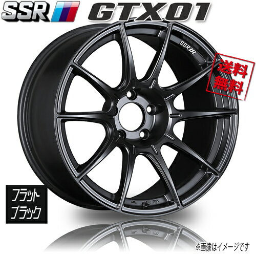 ホイール新品 2本セット SSR GTX01 フラットブラック 18インチ 5H114.3 9.5J+22 業販4本購入で送料無料 GT-R R34 R33 R32 スカイライン