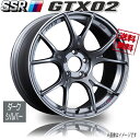 ホイール新品 1本のみ SSR GTX02 ダークシルバー 18インチ 5H114.3 8.5J 50 業販4本購入で送料無料 シビックハッチバック オデッセイ