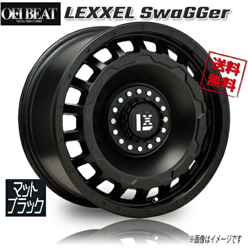 ۥ뿷 1ܤΤ OFFBEAT LEXXEL SwaGGer MATBLACK 17 5H114.3 8.5J+35 73.2 4̵ܹ ǥꥫD5 ȥ RAV4 Хե