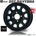 ホイール新品 4本セット SHONE SST DAYTONA ブラック FR55キャップ別売 デイトナ 12インチ 4H100 4J+40 φ67 業販4本購入で送料無料 軽トラ バン エブリィ キャリィ ハイゼット