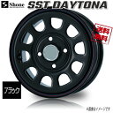 ホイール新品 1本のみ SHONE SST DAYTONA ブラック FR55キャップ付属 デイトナ 12インチ 4H100 4J 40 φ67 業販4本購入で送料無料 軽トラ バン エブリィ キャリィ ハイゼット