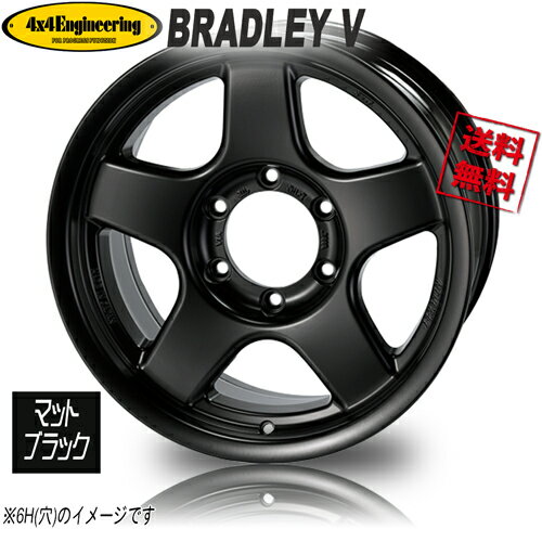 ホイール新品 1本のみ ブラッドレー BRADLEY V FACE3 マットブラック 16インチ 5H139.7 6J-6 業販4本購入で送料無料