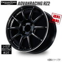 ヨコハマ アドバンレーシング RZ2 レーシンググロスブラック&リング 15インチ 4H100 7.5J+40 4本 63 業販4本購入で送料無料(2)