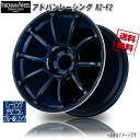 ヨコハマ アドバンレーシング RZ-F2 レーシングチタニウムブルー&リング 18インチ 5H114.3 10.5J+15 4本 73 業販4本購入で送料無料(2)