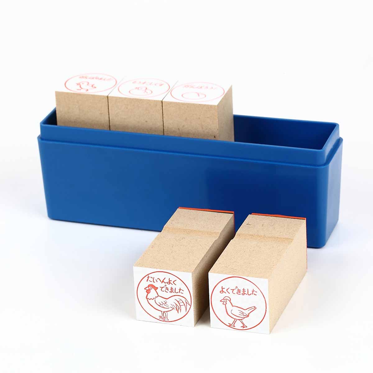 よくできました/にわとり/ごほうび/先生/ティーチャー/評価印/スタンプ/ゴム印/既製品