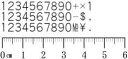 フリースタンプ　数字　4号