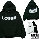 SUB POP 「LOSER 」 「オルタナ ロック グランジ バンド」 スウェット パーカー 「裏起毛」ユニセックス 男女兼用 USA企画【GILDAN】