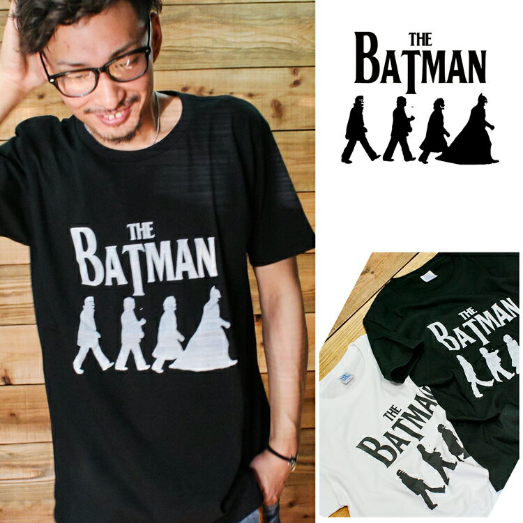 バットマン ダークナイト「ABBEY ROAD」 BATMAN THE DARK KNIGHT パロディ 映画Tシャツ