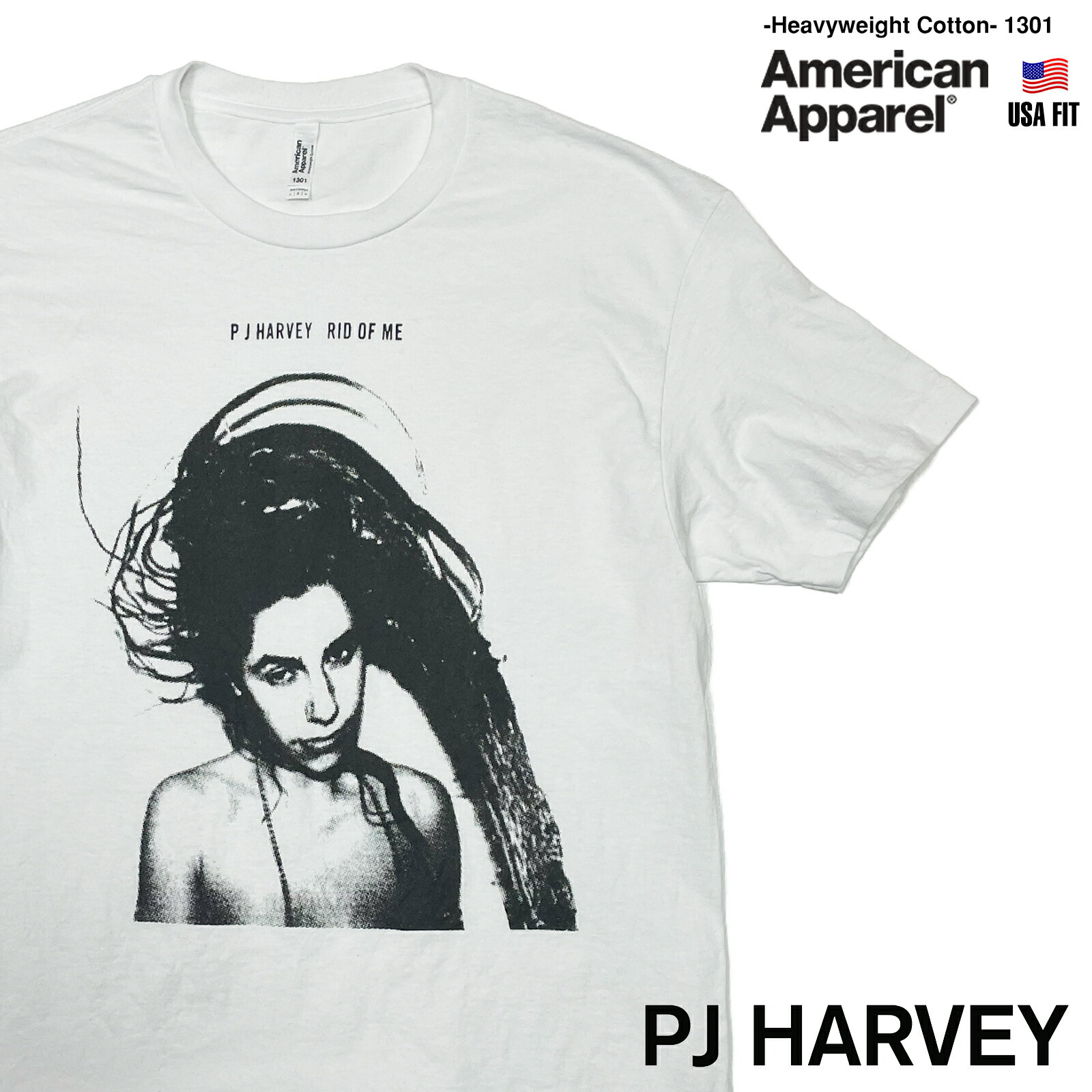 PJハーヴェイ「RIF OF ME」 PJ HARVEY Tシャツ --- ポーリージーンハーヴェイ Polly Jean Harvey 90年代 オルタナティブ ロックTシャツ バンドTシャツ