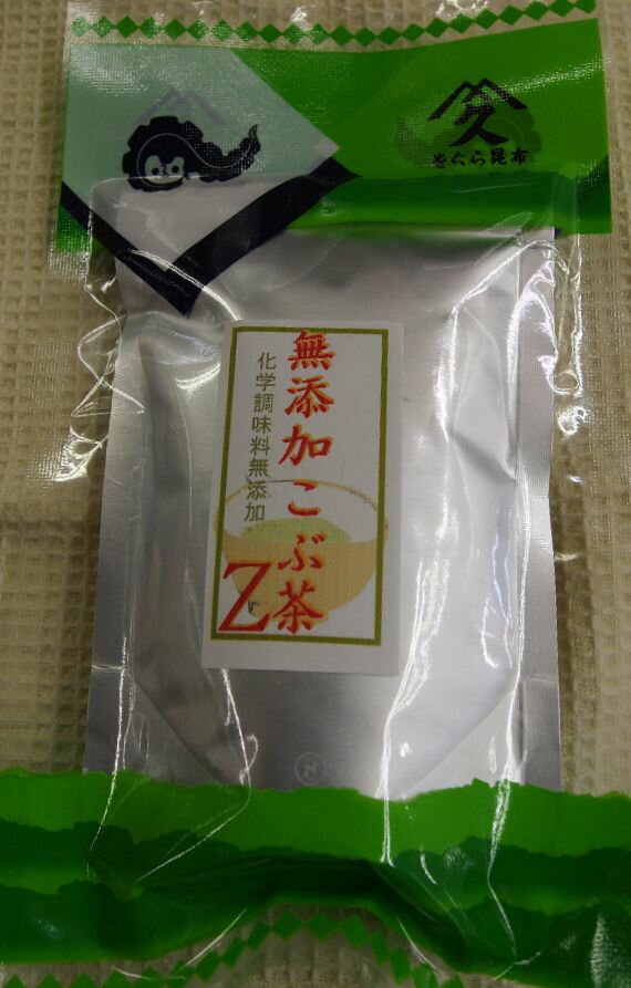 無添加昆布茶Z銀チャック付袋　62g