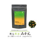 香る煎茶みかん カップ用 ティーバッグ 2.5g×10ケ入り フレーバーティー 国産 日本茶 香りのお茶 香り かおり 煎茶 バリエーション おしゃれ プレゼント おすすめ カテキン ウイルス対策 20分に1回 水分補給