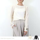 【SALE】ストレッチレース ロンT 【Riche glamour リシェグラマー】表示在庫限りで販売終了!