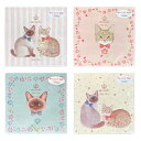 再入荷【アウトレット】【MikiTakei(mondo)】猫柄 メガネクロス【たけいみき】