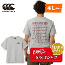 カンタベリー CANTERBURY RA33035B S/S T-SHIRT ミディアムグレー(15) ラグビー Tシャツ 半袖 半そで シャツ ハカ コットン...