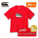 カンタベリー CANTERBURY RG33719B TRAINING TEE レッド (65) ラグビー ジャージ ラガーシャツ Tシャツ 吸汗 速乾 軽量 ...