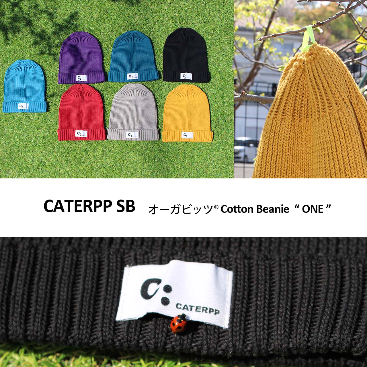 CATERPPSBOrganicCottonBeanieONEɥ˥ååȥӡˡ