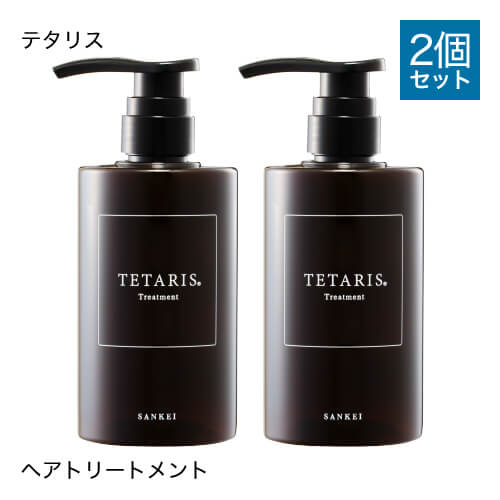 ブランド名 テタリス 商品名 テタリス ヘアトリートメント 内容量 340mL×2 特徴 毛先にもうるおいを与え、まとまりのよい髪へ導く、華のあるフローラル・スウィートの香り。フレッシュな甘い香りが特徴です。年齢・男女問わず使いいただけます。 成分 水、グリセリン、セタノール、ジメチコン、ジグリセリン、シクロペンタシロキサン、ミリスチルアルコール、ステアルトリモニウムクロリド、ベヘントリモニウムクロリド、ステアリン酸グリセリル(SE)、オレイン酸グリセリル、PPG‐3カプリリルエーテル、ホホバ種子油、アルギニン、アスパラギン酸、グリシン、アラニン、セリン、バリン、プロリン、トレオニン、イソロイシン、ヒスチジン、フェニルアラニン、PCA‐Na、PCA、乳酸Na、ジラウロイルグルタミン酸リシンNa、セテアラミドエチルジエトニウム加水分解コメタンパク、セラミドEOP、セラミドNG、セラミドNP、セラミドAG、セラミドAP、クオタニウム‐18、クオタニウム‐33、コレステロール、PG、ヒドロキシプロピルトリモニウム加水分解ケラチン(羊毛)、ラウラミノプロピオン酸Na、クエン酸、セバシン酸ジエチル、γ-ドコサラクトン、 加水分解コンキオリン、加水分解シルク、ボタンエキス、ヒキオコシ葉／茎エキス、フユボダイジュ花エキス、オタネニンジン根エキス、トウキ根エキス、シャクヤク根エキス、マグワ根皮エキス、クララ根エキス、ワレモコウエキス、ノイバラ果実エキス、アロエフェロックス葉エキス、ラウレス‐20、ラウレス‐2、セテス-20、ポリクオタニウム‐10、イソプロパノール、フェノキシエタノール、エタノール、メチルパラベン、プロピルパラベン、香料、BG、アモジメチコン、ジココジモニウムクロリド、グリチルリチン酸2K ご使用前に ●目に入らないように注意してください。●髪をよく濡らしてからお使いください。 ご使用上の注意 お肌に異常が生じていないかよく注意してご使用ください。目に入ったときは、直ちに洗い流してください。次のような場合には、使用を中止してください。そのまま使用を続けると、症状を悪化させる場合がありますので、皮膚科専門医などにご相談されることをおすすめします。・使用中、赤味、はれ、かゆみ、刺激、色抜け（白斑など）や黒ずみなどの異常があらわれた場合・使用したお肌に直射日光があたって、上記のような異常があらわれた場合 保管および取り扱い上の注意 ・乳幼児の手の届かないところに保管してください・使用後は必ずしっかりキャップを閉めてください・極端に高温または低温の場所、直射日光のあたる場所では保管しないでください・使用期限を過ぎた製品は使用しないでください 製造国 日本 区分 化粧品 販売元 三恵製薬株式会社 広告文責 株式会社ベルブリッジ / 連絡先:0120-417-183