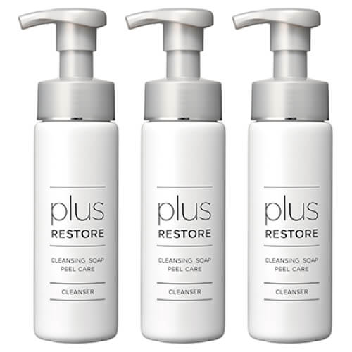 プラスリストア クレンジングソープ泡 ピールケア 200mL 3本セット 泡 クレンジング 敏感肌 メイク落とし 洗顔料 無香料 無着色 キレート成分 ホームケア PLUSRESTORE【大好評】 プラスリストア クレンジングソープ泡 ピールケア 200mL 3本セット 泡 クレンジング 敏感肌 メイク落とし 洗顔料 無香料 無着色 キレート成分 ホームケア PLUSRESTORE【大好評】