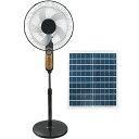 /送料無料/ソーラーファン 扇風機 16インチ扇風機 3段階調整 低騒音 屋外用ソーラーファン 5枚羽根 扇風機 24Wポータブルクーリングファン LEDライト...