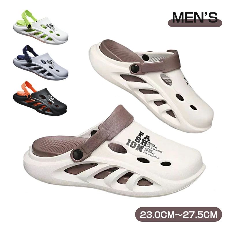 サボサンダル クロックス風 2WAY メンズ レディース スリッパ サンダル 男女兼用 クロックバンド 靴 アウトドア シューズ 軽量 快適 おしゃれ 夏 イン...