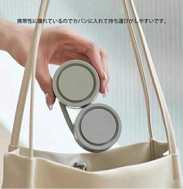 扇風機 ファン 首かけ扇風機 羽なし 携帯扇風機 巻きて おしゃれusb 静音 充電 軽量 小型 携帯 首かけ ハンディファン ポータブル 首掛け冷風機 コードレス ネッククーラー　マイナスイオン 首かけクーラー 長持ち3段階 風量 調節 暑さ対策
