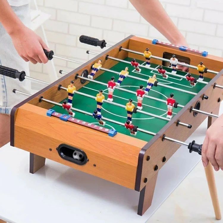 大浜商店のサッカー盤 ロックオンストライカー おもちゃ こども ボードゲーム コンパクト 携帯便利 部屋 アウトドア ゲーム 組み立て式｜アングル2