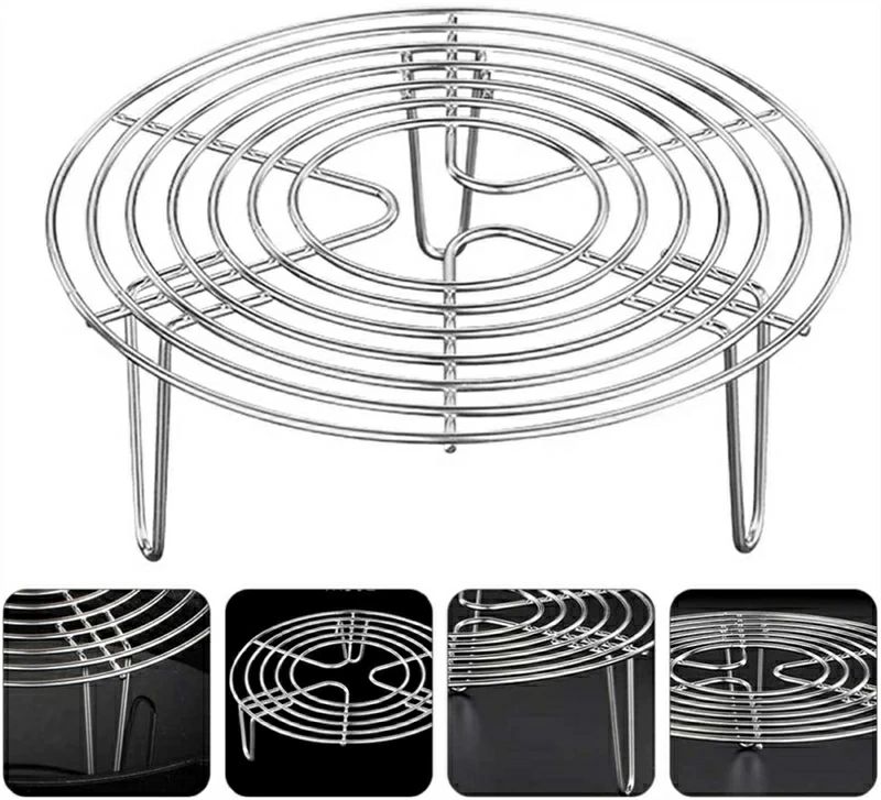 蒸し器 蒸しスタンド ステンレス鋼 多機能 炊飯器ラック 耐熱断熱ラック 便利 料理用 キッチン用品