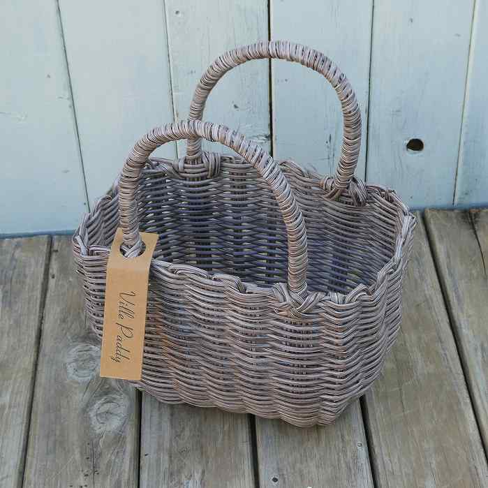 P.Pプチバッグ マーブルバッグ　ダークブラウン バスケット ビニール 鉢カバー 鉢 収納 No.9322 村田屋..