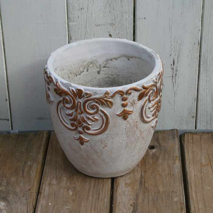 鉢 テラコッタ シュエットポットS 内寸直径12cm No.16215 4号鉢 村田屋産業 251120
