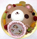 写真ケーキ　スイートベアー　くま　ケーキ　バースデーケーキ　お誕生日　パーティー　記念日　サプライズ　生チョコレート7号