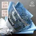 かすみ草 カスミソウ 花束(スーパーBIGサイズ) ブルー 青い花 誕生日 結婚 ウエディング 送別 祝い プレゼント ギフト お礼 花束 生花 ドライフラワー...