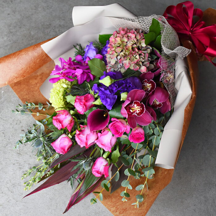 誕生日 花束 送料無料 「Premium Bouquet」ゴージャス プレミアム ギフト 誕生日 ...