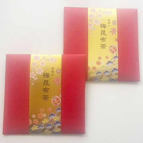 金箔 梅昆布茶 金箔入 お茶 5袋入り 2袋 ...の紹介画像2