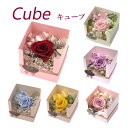 フラワー プリザード CUBEキューブ プレゼント アレンジ フラワーギフト ギフト バラ 枯れない花 即日発送 誕生日 祝電　誕生日 クリスマス バルーン 女性 女 母 妻 彼女 ブリザード ブリザーブド プリザーブド クリスマスプレゼント あす楽対応 翌日配送 送料無料