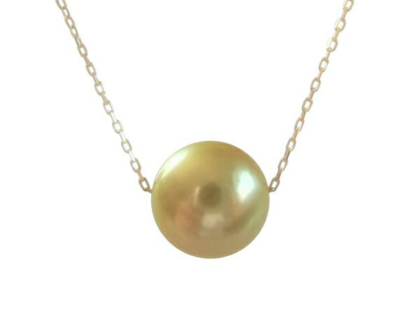 アコヤ真珠 スルー ペンダント ネックレス K18YG イエローゴールド 8.0-8.5mm ゴールド あこや 本真珠 真珠 あこや真…