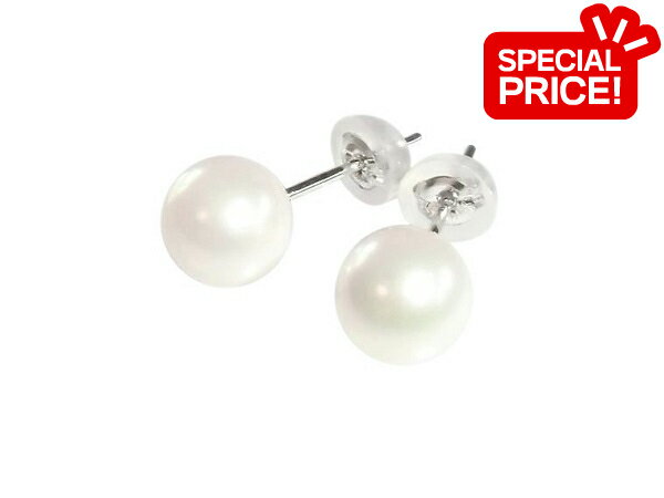 アコヤ真珠 ピアス K14WG ホワイトゴールド 6.0-7.0mm ホワイト あこや 本真珠 真珠 あこや真珠 パール ギフト プレゼント フォーマル カジュ...