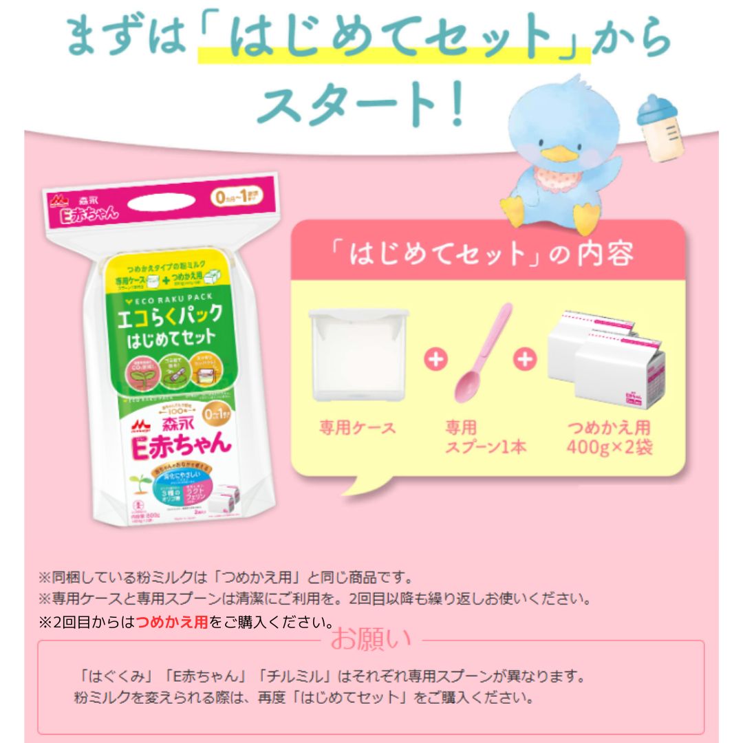 【はじめてセット+ つめかえ用 5箱】森永 E...の紹介画像2