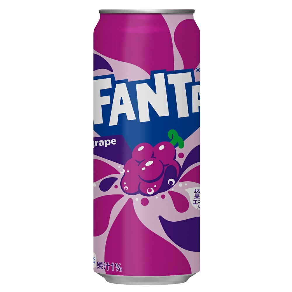 【1ケース 24本】ファンタグレープ缶 500ml