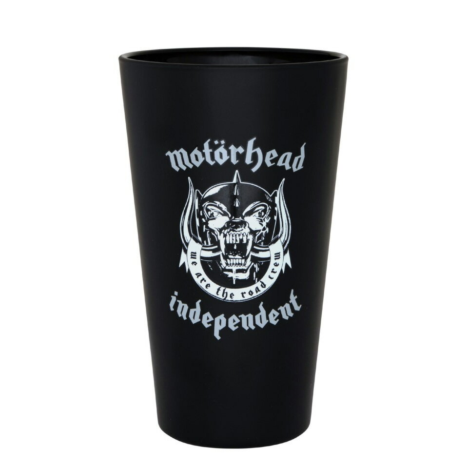 【 INDEPENDENT / MOTORHEAD WARPIG PINT GLASS / BLACK 】 インディペンデント インディ モーターヘッ..