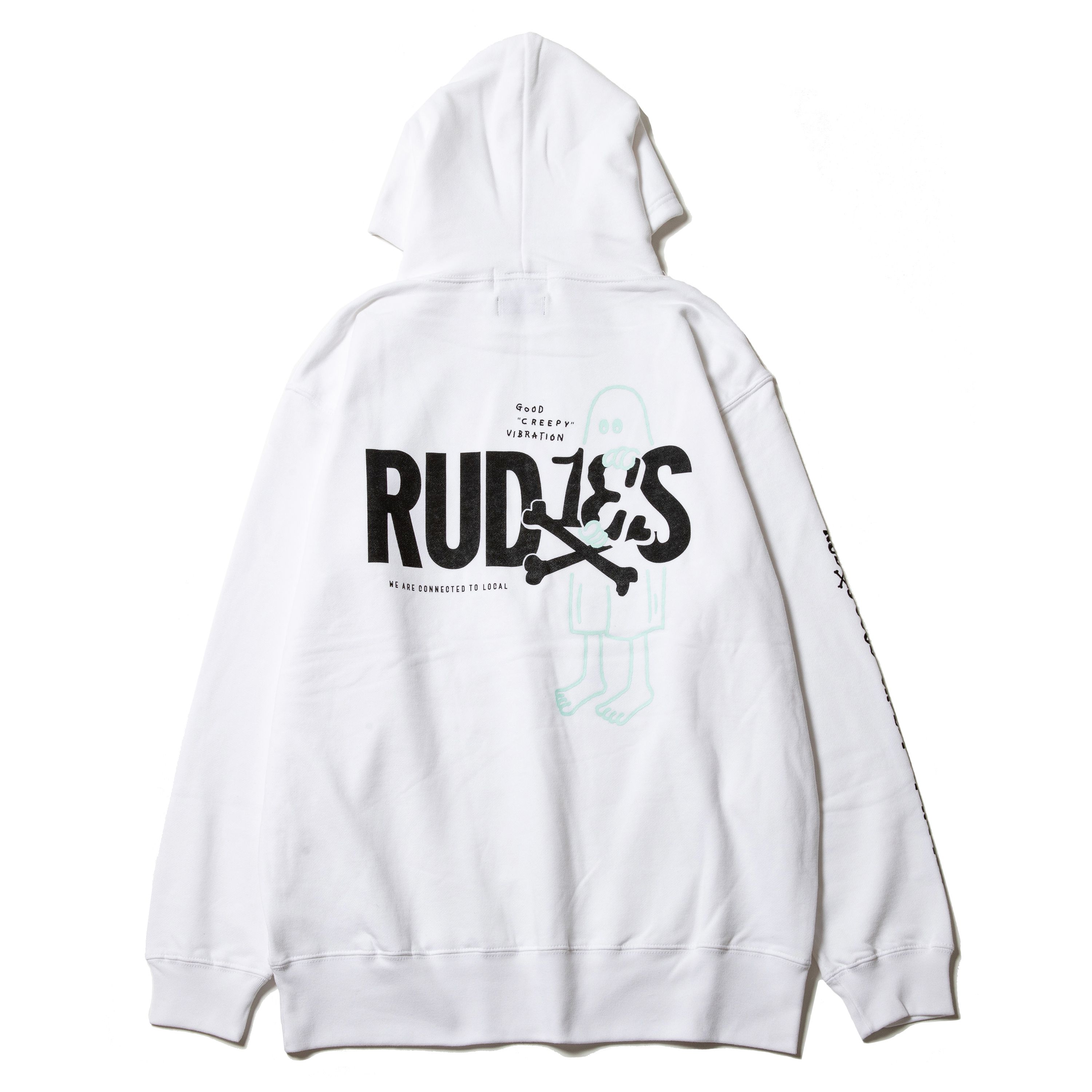 y SABBAT13 / RUD13'S HOOD SWEAT / WHITE z@TogT[eB[@Tog13@Tog@RUDIES@[fB[Y@t[fB@p[J[@XEFbg@~@zCg@@