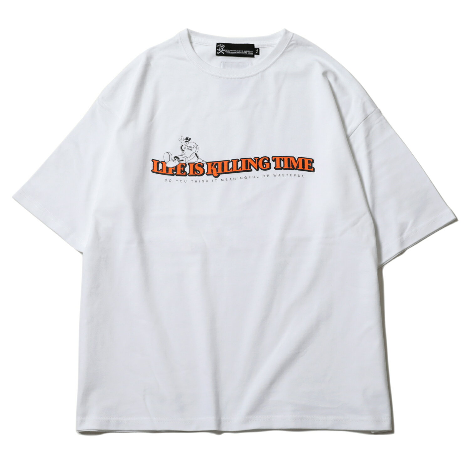 y SABBAT13 / KILL TIME BIG TEE / WHITE z@TogT[eB[@Tog13@Tog@TVc@@zCg@@