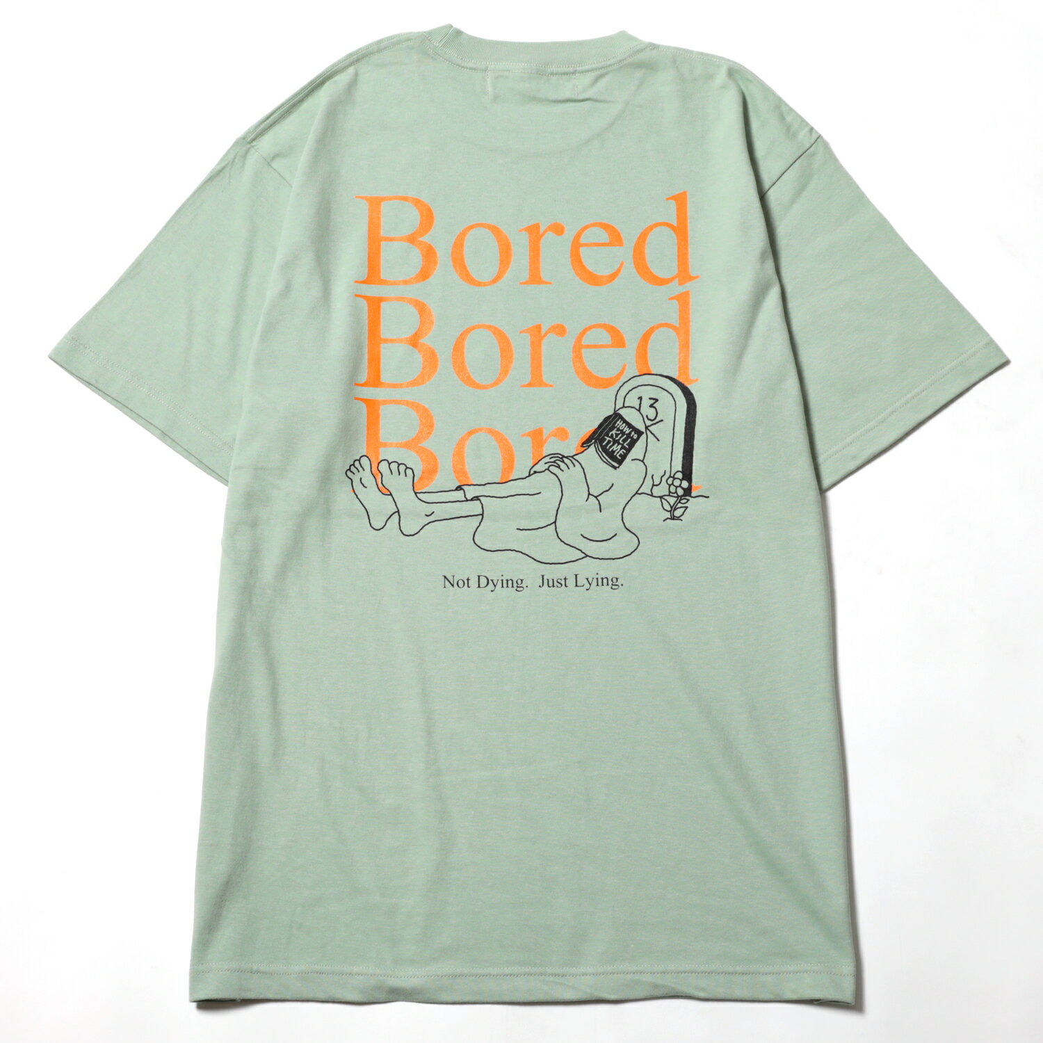 y SABBAT13 / BORED TEE / SAGE GREEN z@TogT[eB[@Tog13@Tog@TVc@@Z[WO[@O[@΁@݃J[@