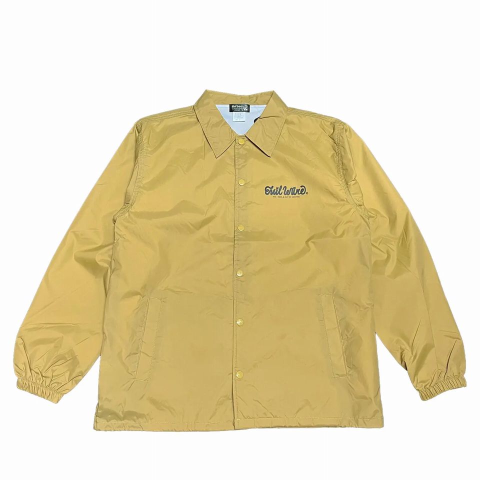 y EVILWIRE / CLASSIC LOGO Windbreaker / CAMEL z@C[rC[@CrC[@EBhu[J[@R[`WPbg@AE^[@L@x[W@