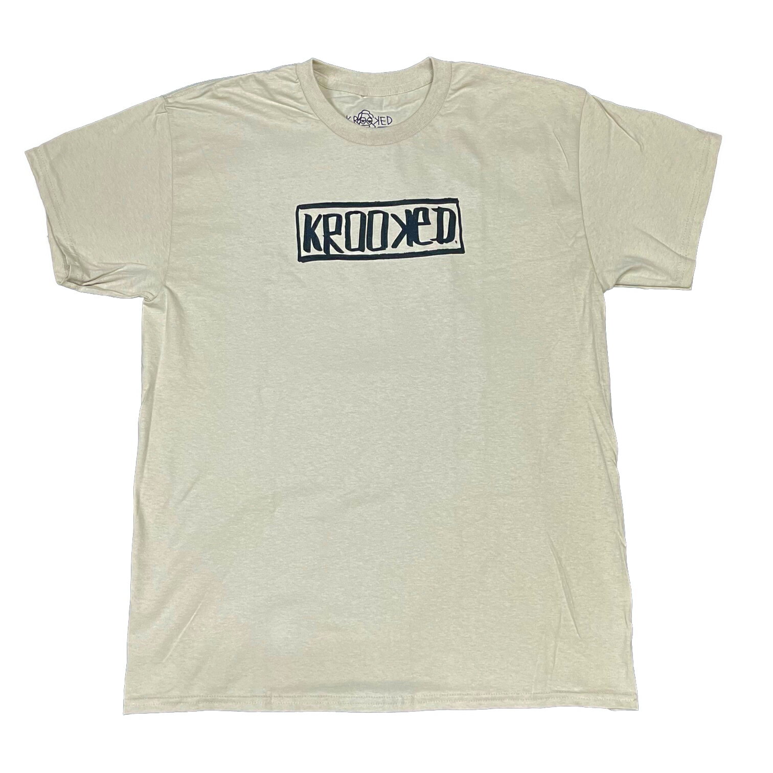 y KROOKED / BOX S/S TEE / SAND z NLbh  TVc Th x[W XP[g{[h