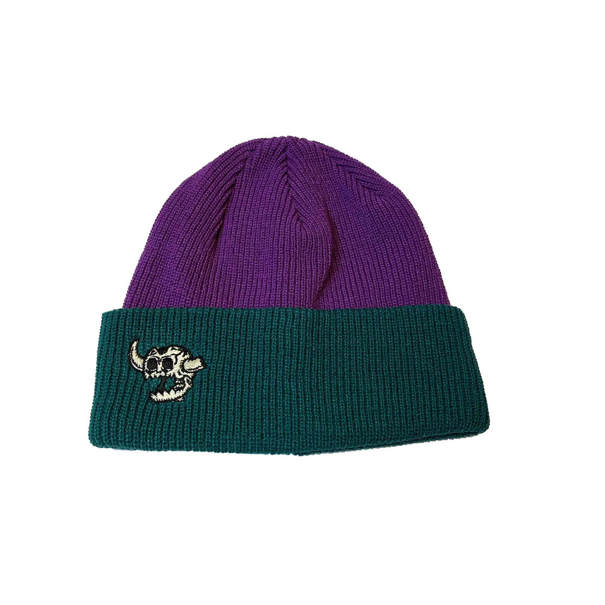 y toy machine / DEAD MONSTER CUFF BEANIE / PURPLE z gC}V[ jbgLbv r[j[ 2g[ p[v O[ XP[g{[h