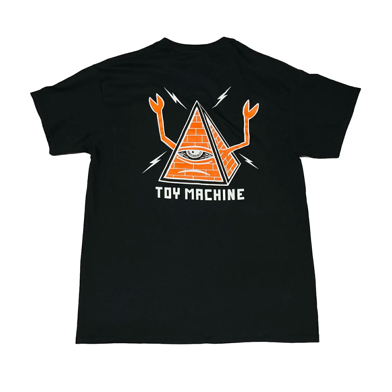 y toy machine / PYRAMID TEE / BLACK z gC}V[  TVc ubN  XP[g{[h