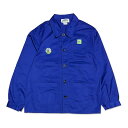 【 Greebie / Jumper work jacket / BLUE 】 グリービー シャツ 長袖シャツ シャツジャケット シャケット ブルー 青 送料無料